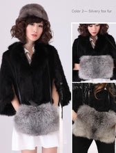 Load image into Gallery viewer, Shoulder Bag Real Fox Fur Bag Raccoon Fur Lamb Fur Handbag Totes FS14401