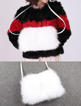 Load image into Gallery viewer, Shoulder Bag Real Fox Fur Bag Raccoon Fur Lamb Fur Handbag Totes FS14401