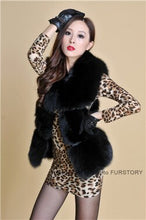 Load image into Gallery viewer, Natural Fox Fur Vest Waistcoat Jacket Coat Womens&#39; Dress