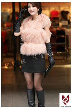 Load image into Gallery viewer, Rabbit  Lamb Fur Vest Waistcoat Coat Jacket Ladies&#39; Garment 5colors