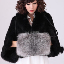 Load image into Gallery viewer, Shoulder Bag Real Fox Fur Bag Raccoon Fur Lamb Fur Handbag Totes FS14401