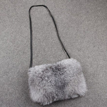 Load image into Gallery viewer, Shoulder Bag Real Fox Fur Bag Raccoon Fur Lamb Fur Handbag Totes FS14401