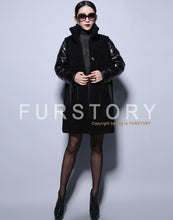 Load image into Gallery viewer, Natural Lamb Fur Coat Genuine Sheep Leather Full Sleeve Jacket