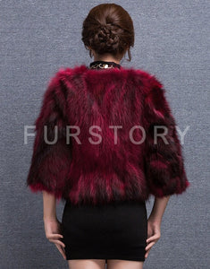 Women's Winter Coat Raccoon Real Fur Coats Female Round Collar Women Jackets 15160