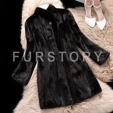 Load image into Gallery viewer, Women&#39;s Genuine Mink Fur Coat Women Jacket Long Overcoat Fur Story FS16179