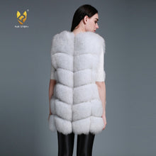 Load image into Gallery viewer, Women&#39;s Genuine Rabbit Fur Vest long style garment Women 15207