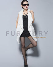 Load image into Gallery viewer, Natural Fur Vest Top Quality Authentic Mink Vest Female Natural Gilet Waistcoat