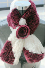 Load image into Gallery viewer, Real REX Rabbit Fur Scarf Wrap Cape Shawl Neck Warmer In Fashion Fur Story FS13504