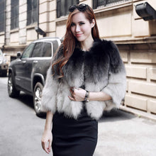 Load image into Gallery viewer, Winter Women&#39;s Natural Fur Coat Color Optional Three Quarter Sleeve
