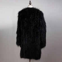 Load image into Gallery viewer, FS161204 Natural Fur Coat for Women Real Lamb Fur Jacket Fur Story