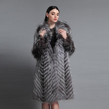 Load image into Gallery viewer, Women&#39;s Coats Natural Fur Coat Women Long Coats Real Fur Outwear 161159