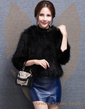 Load image into Gallery viewer, Women&#39;s Winter Coat Raccoon Real Fur Coats Female Round Collar Women Jackets 15160