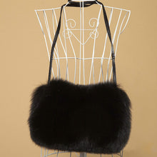 Load image into Gallery viewer, Shoulder Bag Real Fox Fur Bag Raccoon Fur Lamb Fur Handbag Totes FS14401