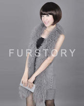 Load image into Gallery viewer, Natural Mongolia Lamb Fur Vest Wool Vest Jacket Coat Commuter Style Big Lamb Fur
