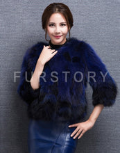 Load image into Gallery viewer, Women&#39;s Winter Coat Raccoon Real Fur Coats Female Round Collar Women Jackets 15160