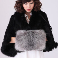 Load image into Gallery viewer, Shoulder Bag Real Fox Fur Bag Raccoon Fur Lamb Fur Handbag Totes FS14401
