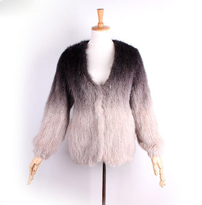 Real Mink Fur Coat Jacket Overcoat Womens' Dress Ladies' Dress Winter Coat Garment Top Dress FS13054