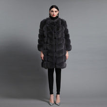 Load image into Gallery viewer, FUR STORY Women&#39;s Natural Fur Coat Winter Super Warm Coats Plus Size Long Coats Real Fox Fur Fur Outwear FS161162