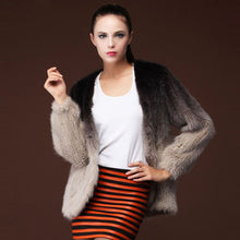 Load image into Gallery viewer, Real Mink Fur Coat Jacket Overcoat Womens&#39; Dress Ladies&#39; Dress Winter Coat Garment Top Dress FS13054