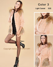 Load image into Gallery viewer, Winter Natural Fur Coat Female Pocket Decoration Women&#39;s Coat