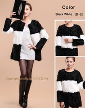 Load image into Gallery viewer, New Lamb Fur Coat Jacket Overcoat  Winter Overcoat In Fashion Interval Color Style Good Quality Lamb Fur FS13068