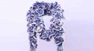 Real REX Rabbit Fur Scarf Grape Wrap Cape Shawl Neck Warmer Various Colors 175cm Long Scarf FS14516