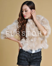 Load image into Gallery viewer, Real Fox Fur Coat Jacket Thick Fur Gilet Womens&#39; Dress Ladies&#39; Garment FS13052  Light Purple