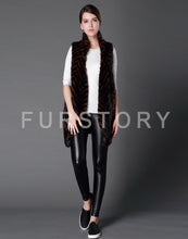 Load image into Gallery viewer, Plus Size Women&#39;s Real Mink Fur Vest Real Fur Vest Female 15217