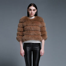 Load image into Gallery viewer, Ladies&#39; Winter jacket Women Real Fox Fur Women Jacket Womens Coats of Fur Coat Women Outwear Fur Story FS151259