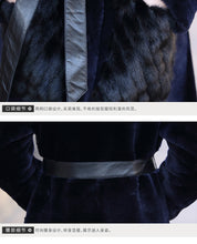 Load image into Gallery viewer, Winter Coat Women Fur Coat Mink Mouth with Hooded Sheep Fur Coat Women Long FS21143