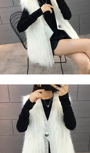 FS21120 Raccoon Fur Grass Stripe Vest Female Raccoon Dog Haining Slim Vest Autumn Winter Coat FS21107