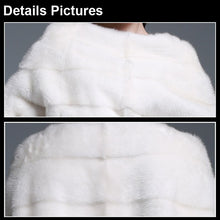 Load image into Gallery viewer, Women&#39;s Genuine Mink Fur Coat Women Bat Sleeved Coat for Women 16143