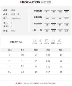FS21135 Winter Women's Fur Coat Loose Casual Sheepskin Women's Coat