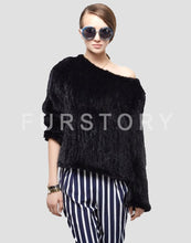 Load image into Gallery viewer, Women&#39;s Knitted Mink Fur Coat Women Pullover Female Winter jacket 151101