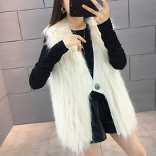 Load image into Gallery viewer, FS21120 Raccoon Fur Grass Stripe Vest Female Raccoon Dog Haining Slim Vest Autumn Winter Coat FS21107