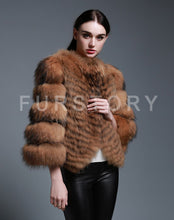 Load image into Gallery viewer, Women&#39;s Genuine Raccoon Fur Coat Women Full Sleeve Winter jacket Female 151166