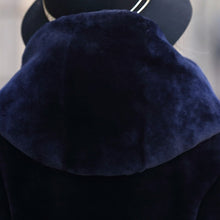 Load image into Gallery viewer, Winter Coat Women Fur Coat Mink Mouth with Hooded Sheep Fur Coat Women Long FS21143