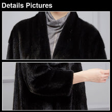 Load image into Gallery viewer, Winter Women&#39;s Real Mink Fur Coat Natural Fur Coat Winter Outerwear 16060