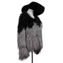 Load image into Gallery viewer, UE FS161203 Knitted Real fox fur coat jacket Overcoat for women