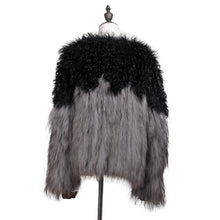 Load image into Gallery viewer, UE FS161203 Knitted Real fox fur coat jacket Overcoat for women