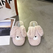 Load image into Gallery viewer, Women Cottom House Slippers Plush Faux Fur Slide Slippers 22S18