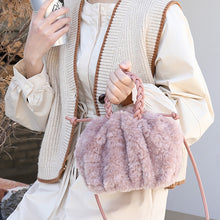 Load image into Gallery viewer, Women Plush Bag Tote Bags Soft Fuzzy Handbag Shoulder Bag 22439