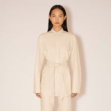 Load image into Gallery viewer, FUR STORY Women’s Faux  Leather Jacket Lapel Button Up Blazer Biker Coat 22L01