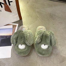 Load image into Gallery viewer, Women Cottom House Slippers Plush Faux Fur Slide Slippers 22S18