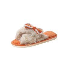 Load image into Gallery viewer, Women&#39;s Bow tie Slippers Open Toe Anti-Slip House Slippers 22S05