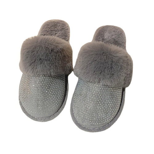 Womens Slippers Soft Plush Warm House Shoes Anti-Slip Slippers 22S22