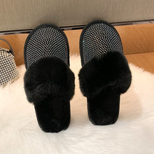 Load image into Gallery viewer, Womens Slippers Soft Plush Warm House Shoes Anti-Slip Slippers 22S22