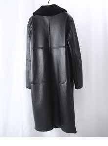 OFTBUY 2020 New Luxury Real Fur Coat Winter Jacket Women Genuine Leather Double Faced Fur Merino Sheep Fur Outerwear Streetwear