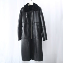 Load image into Gallery viewer, OFTBUY 2020 New Luxury Real Fur Coat Winter Jacket Women Genuine Leather Double Faced Fur Merino Sheep Fur Outerwear Streetwear