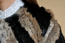 Load image into Gallery viewer, Real Tight-knitted Rabbit Fur Coat Jacket Womens&#39; Dress Ladies Garment 13002